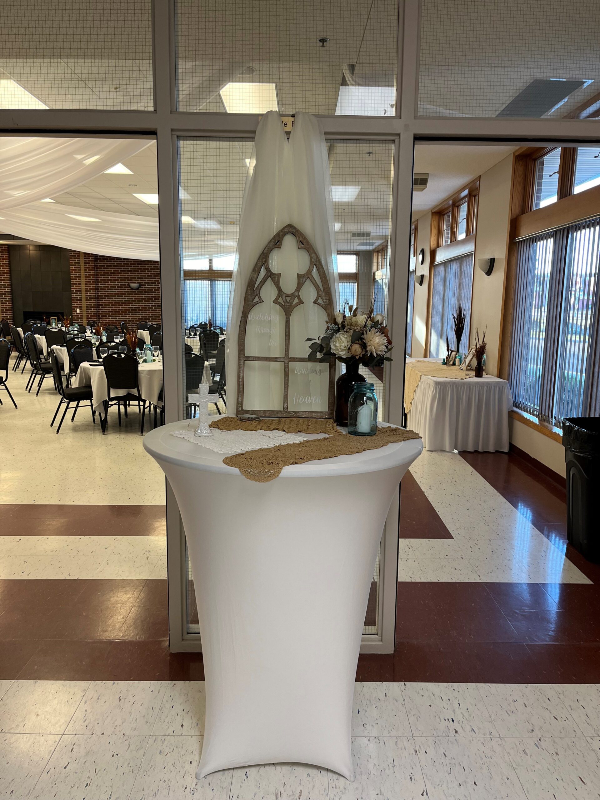 guest book table at wedding