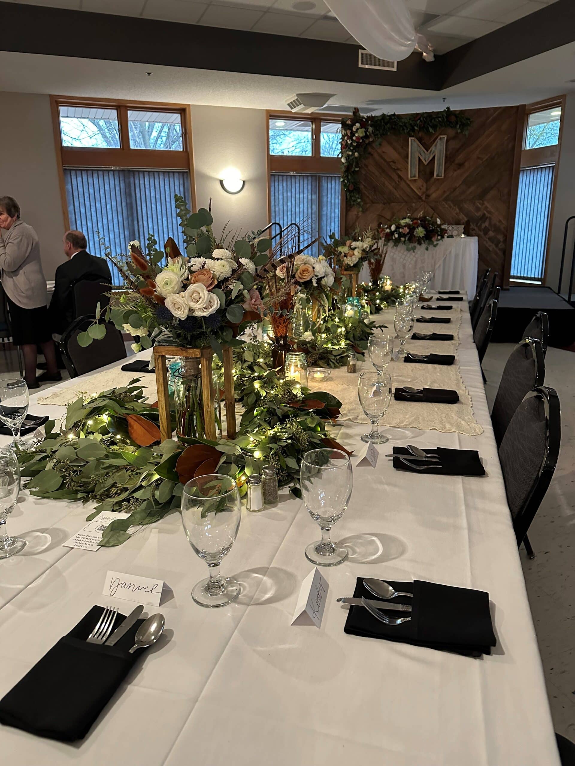wedding table decorations