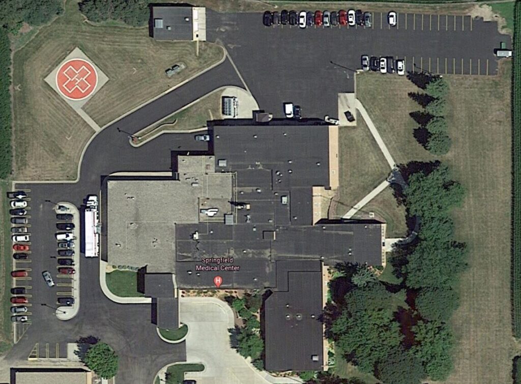 medical center arial photo