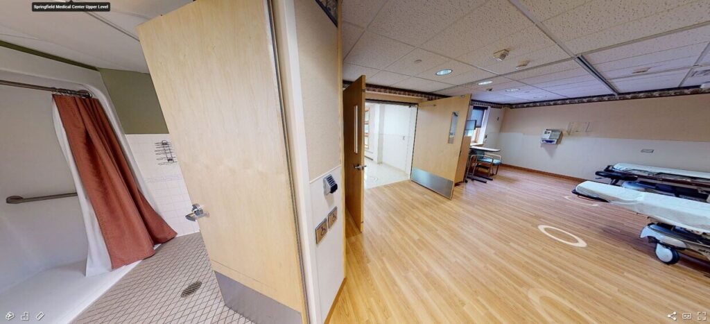 medical center patient room example