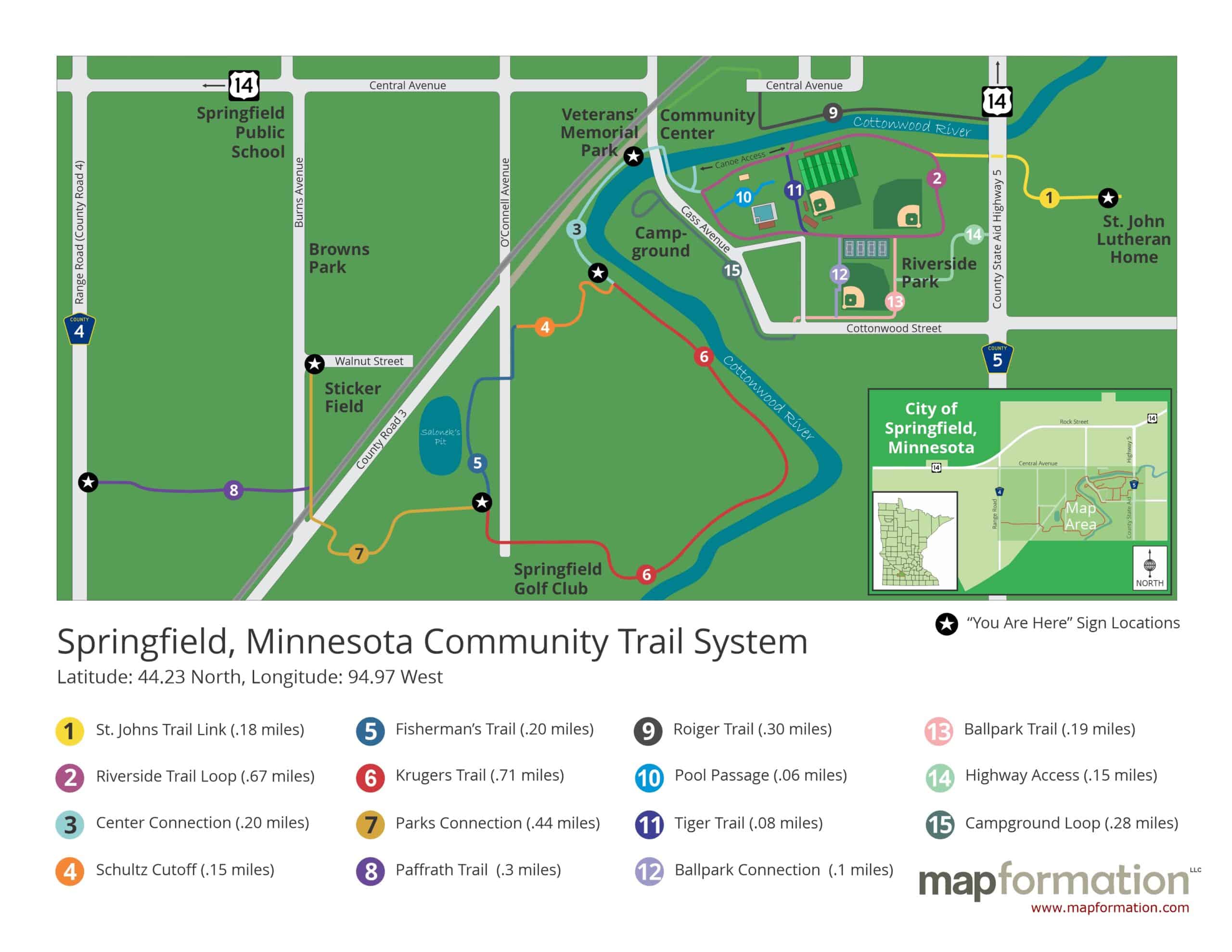 Springfield Trail Map