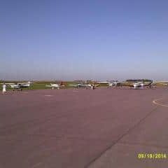 the run away of the airport
